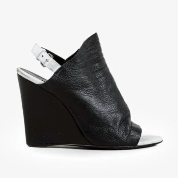 Balenciaga Veau Papier Wedge Sandal - Picture 1 of 10